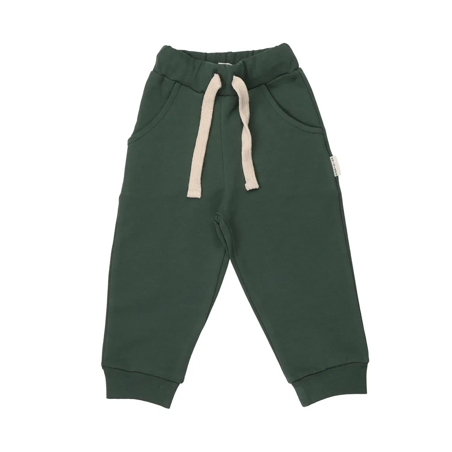Штаны спортивные детские хлопковые Piquant Green-Jogger Walkiddy, зеленый