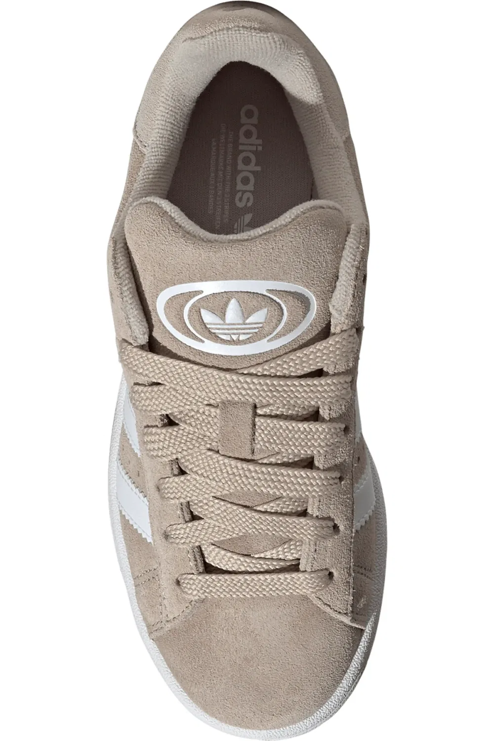 Детские кроссовки Campus 00s adidas, Wonder Beige/White/Gum — фото 4