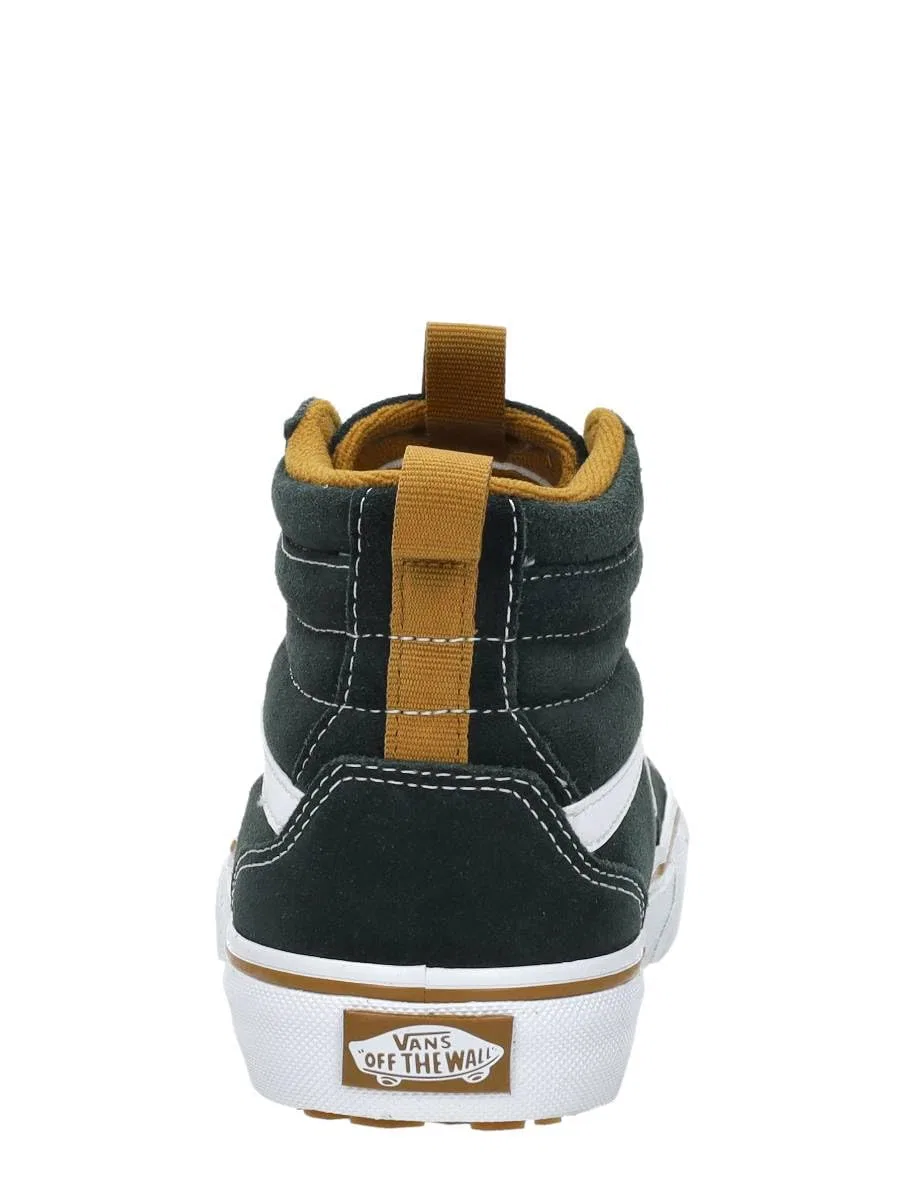 Детские кроссовки для мальчиков высокие Filmore Hi Vansguard Vans, Dark Forest Suede — фото 4