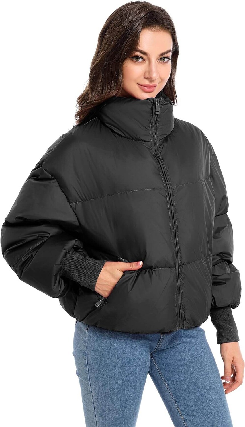 

Куртка Orolay Winter Oversized Short Down, черный