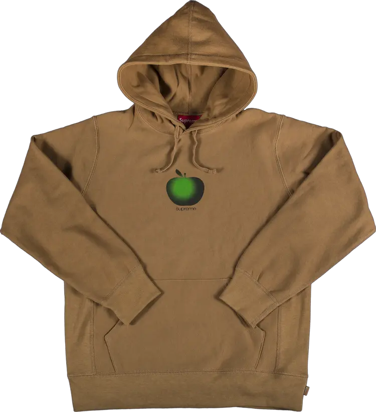 

Толстовка Supreme Apple Hooded Sweatshirt 'Brown', коричневый