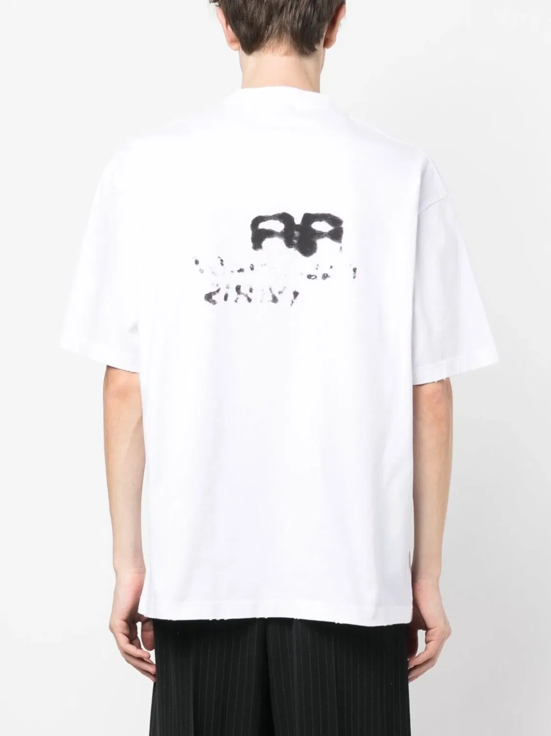 Футболка Hand Drawn BB Icon Balenciaga, белый — фото 4