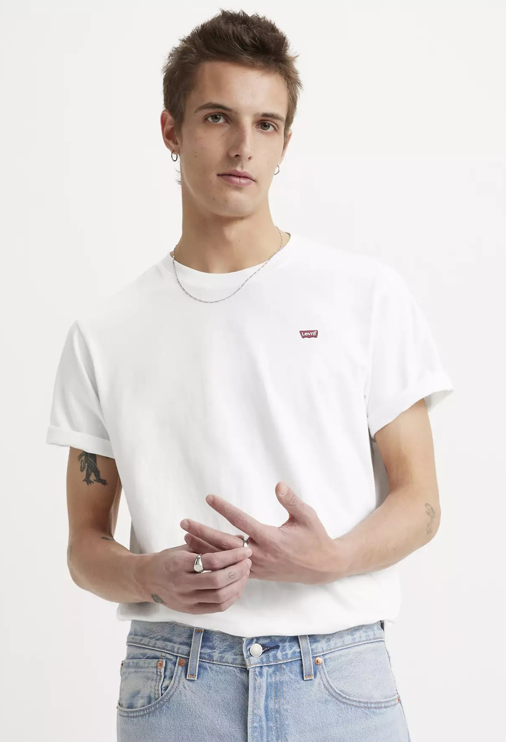 Футболка Levi's Short-sleeve Classic Housemark, белый — фото 2