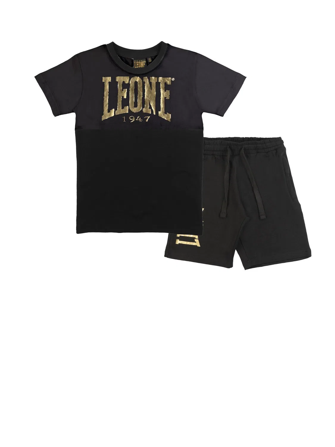 Детский спортивный комплект для мальчиков Boxing Club из хлопка Leone 1947 Apparel, Schwarz / Mondgrau