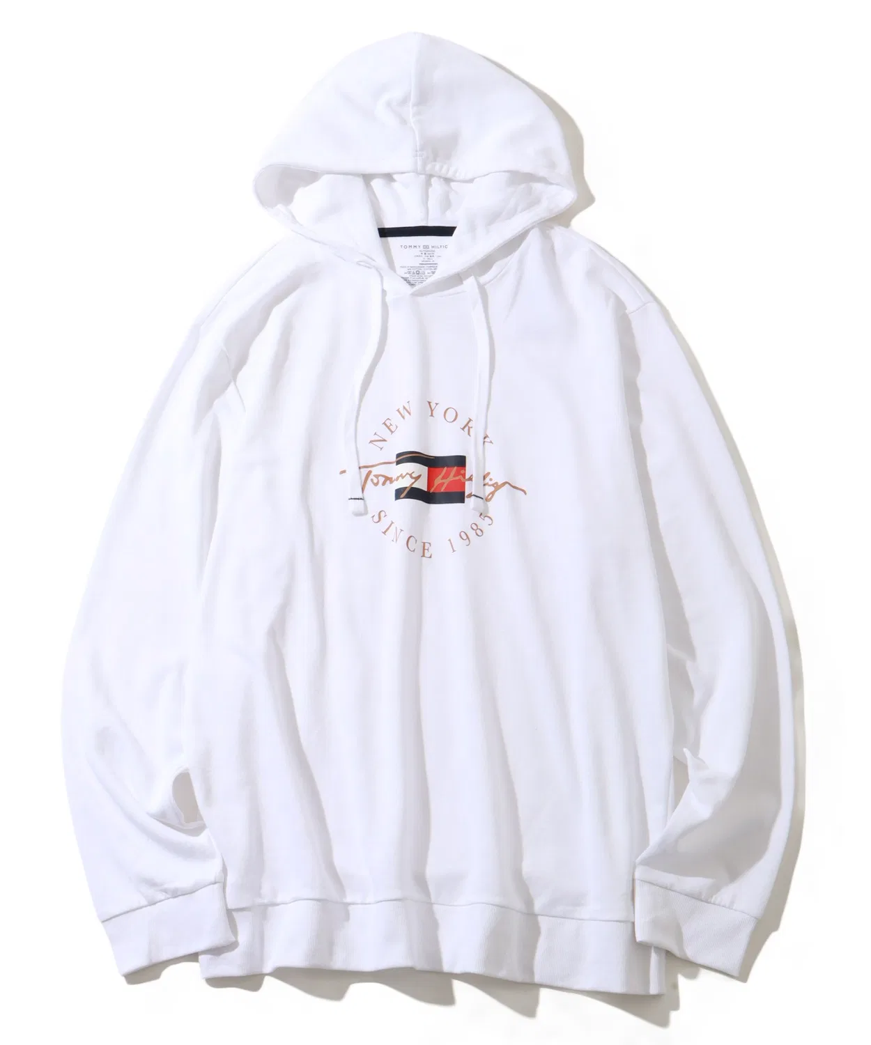 Мужское худи с длинным рукавомTOMMY HILFIGER, Белый — фото 2