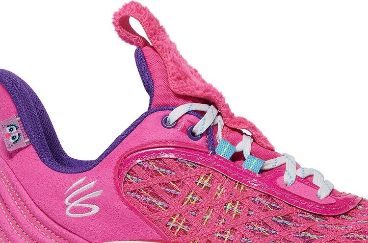 Кроссовки Sesame Street x Curry Flow 9 GS Street Pack - Abby Cadabby, розовый — фото 2