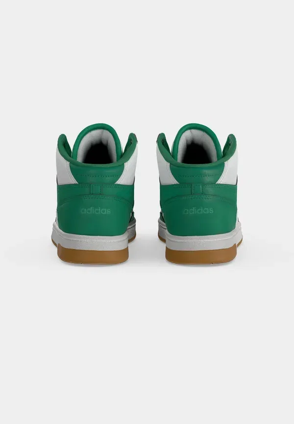 Кроссовки Rapid Court Mid унисекс для тренировок Adidas Performance, белый/зеленый — фото 4
