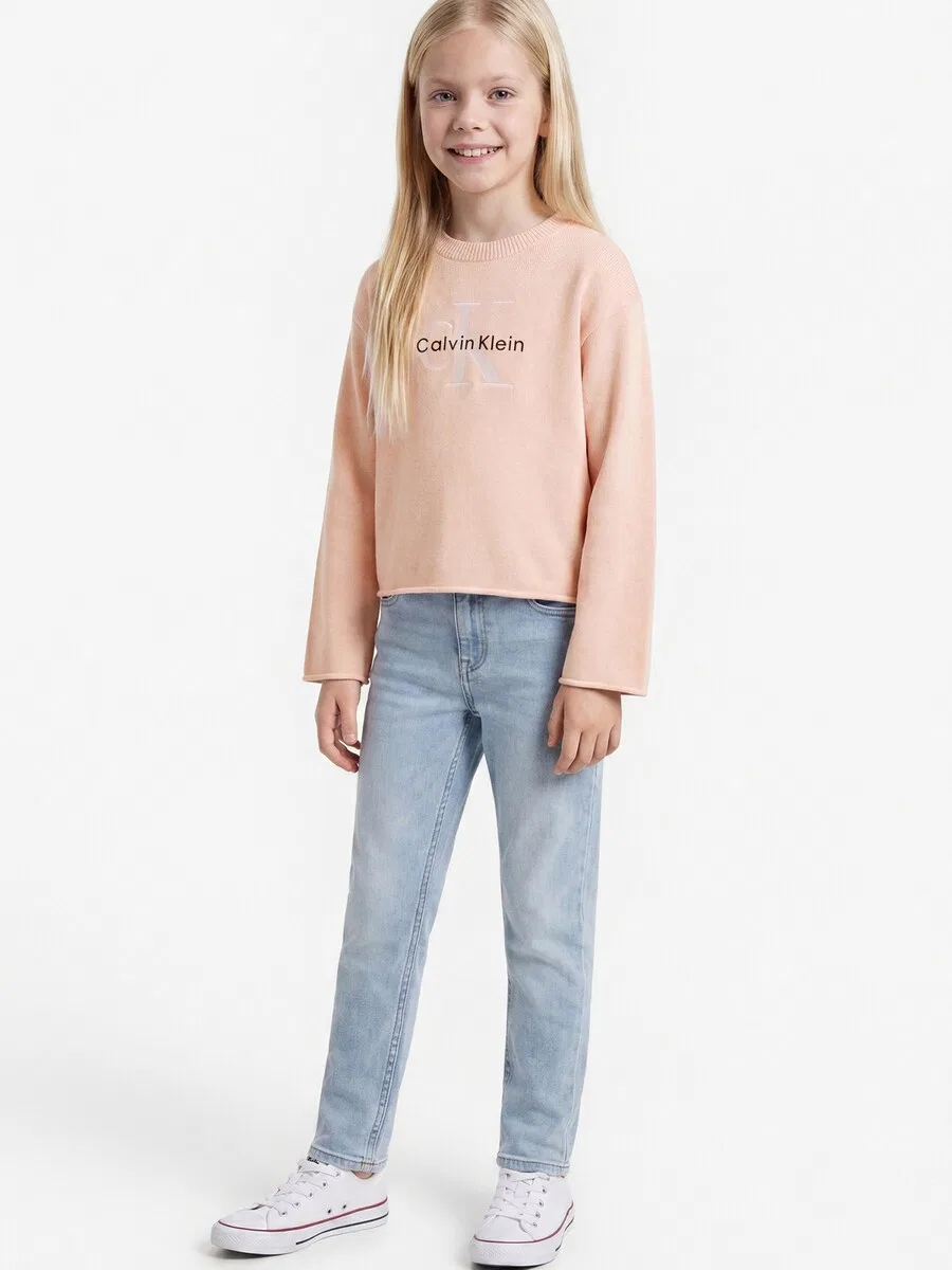 Свитер Calvin Klein Jeans в цвете Powder — фото 4
