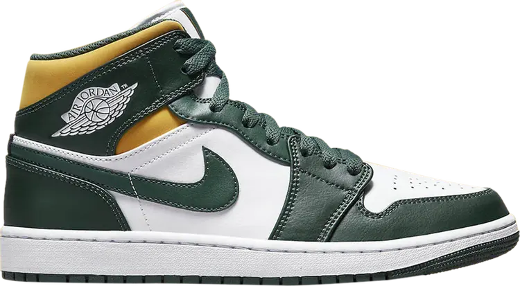 

Кроссовки Air Jordan 1 Mid Sonics, белый