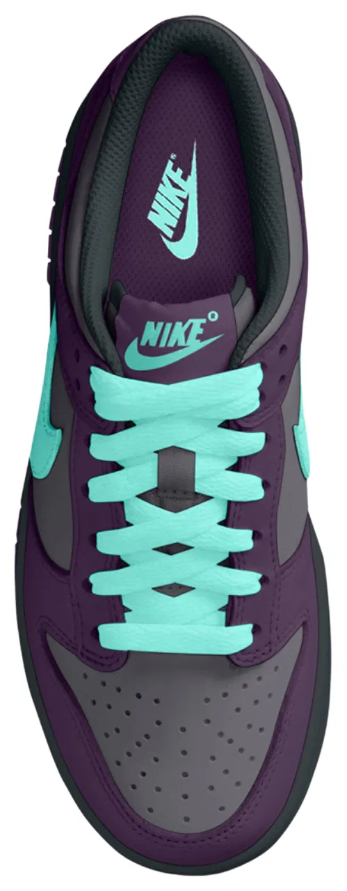 Кроссовки для мальчиков Dunk Low Nike, цвет Artisan Teal/Grand Purple/Smoke Grey — фото 3