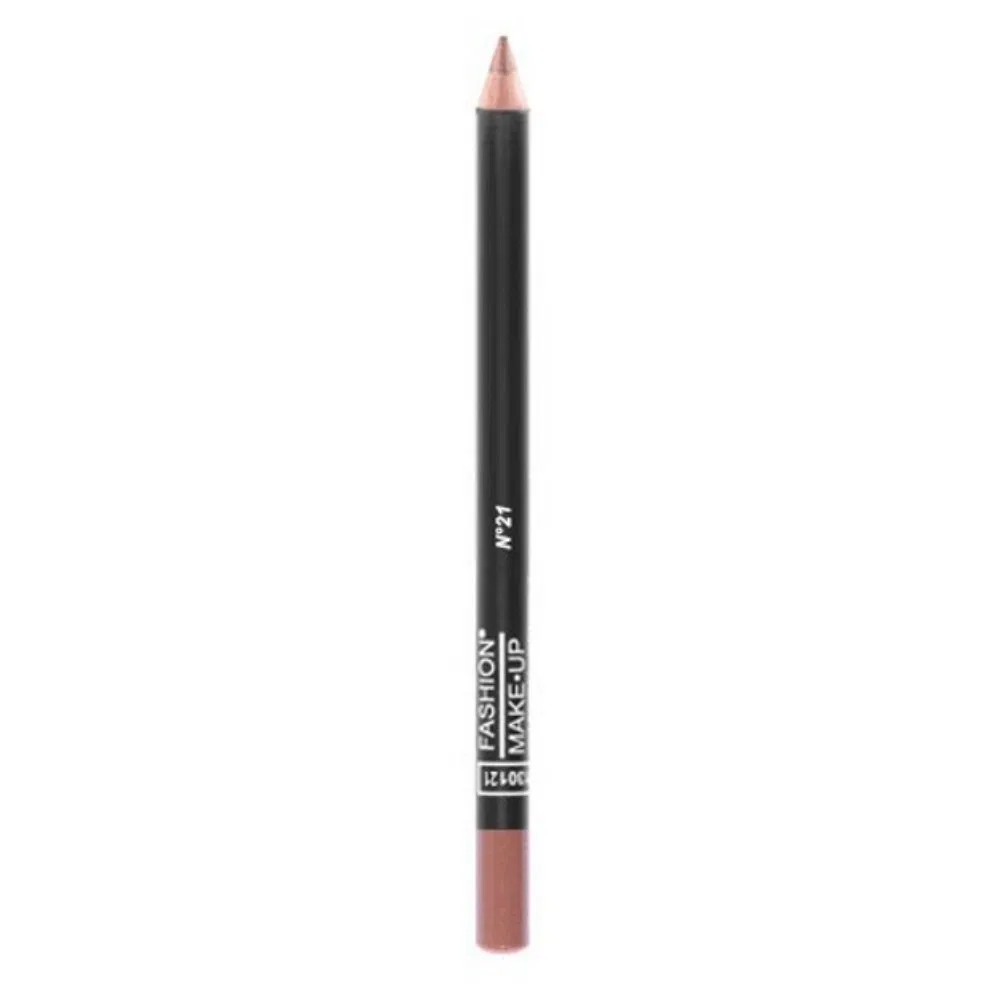 Карандаш для губ матовый, FASHION MAKE UP, №21 Sand, бронзовый
