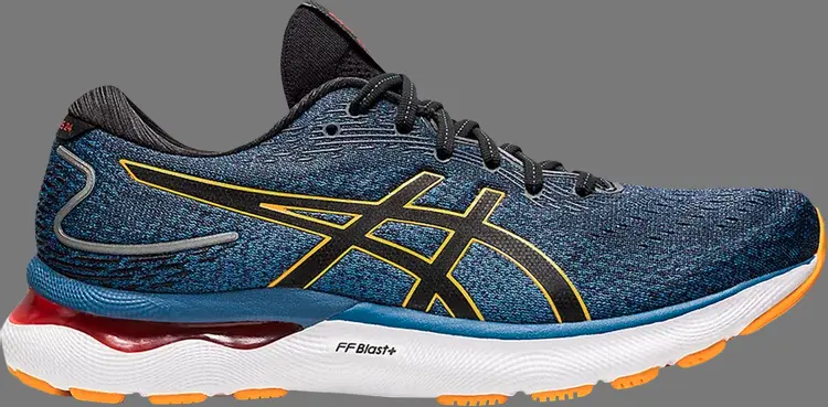 

Кроссовки gel nimbus 24 2e wide 'azure amber' Asics, синий