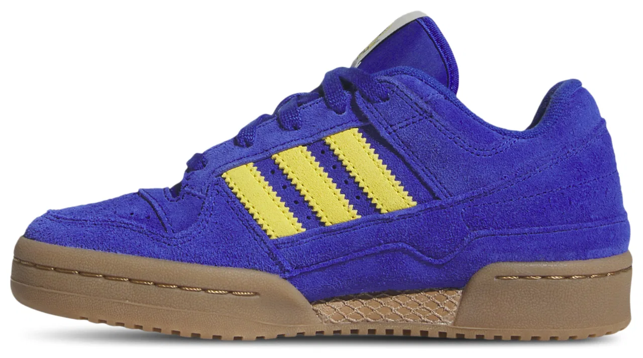 Кроссовки для мальчиков Forum Low Adidas, цвет Semi Lucid Blue/Gum/Yellow — фото 2