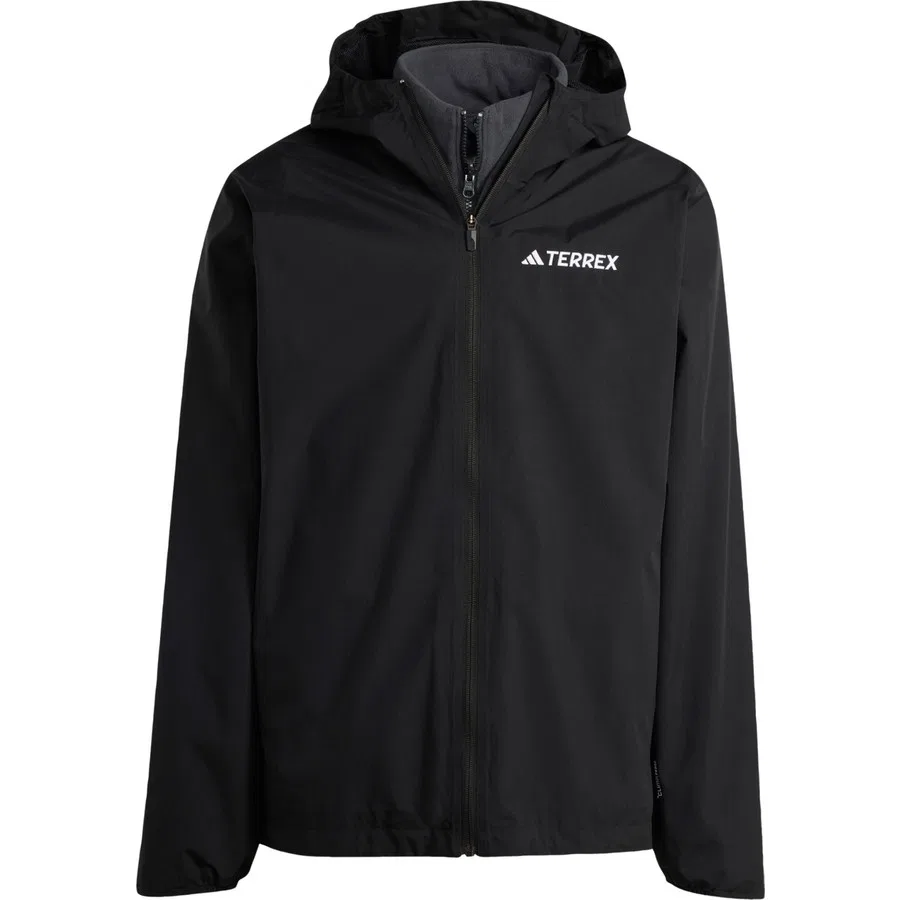 Мужская трехслойная куртка TERREX Multi Essentials Three-In-One adidas, Черный — фото 3
