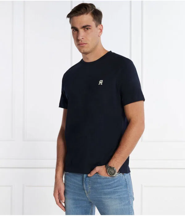 Мужская футболка с монограммой Tommy Hilfiger, Blu Marino — фото 3