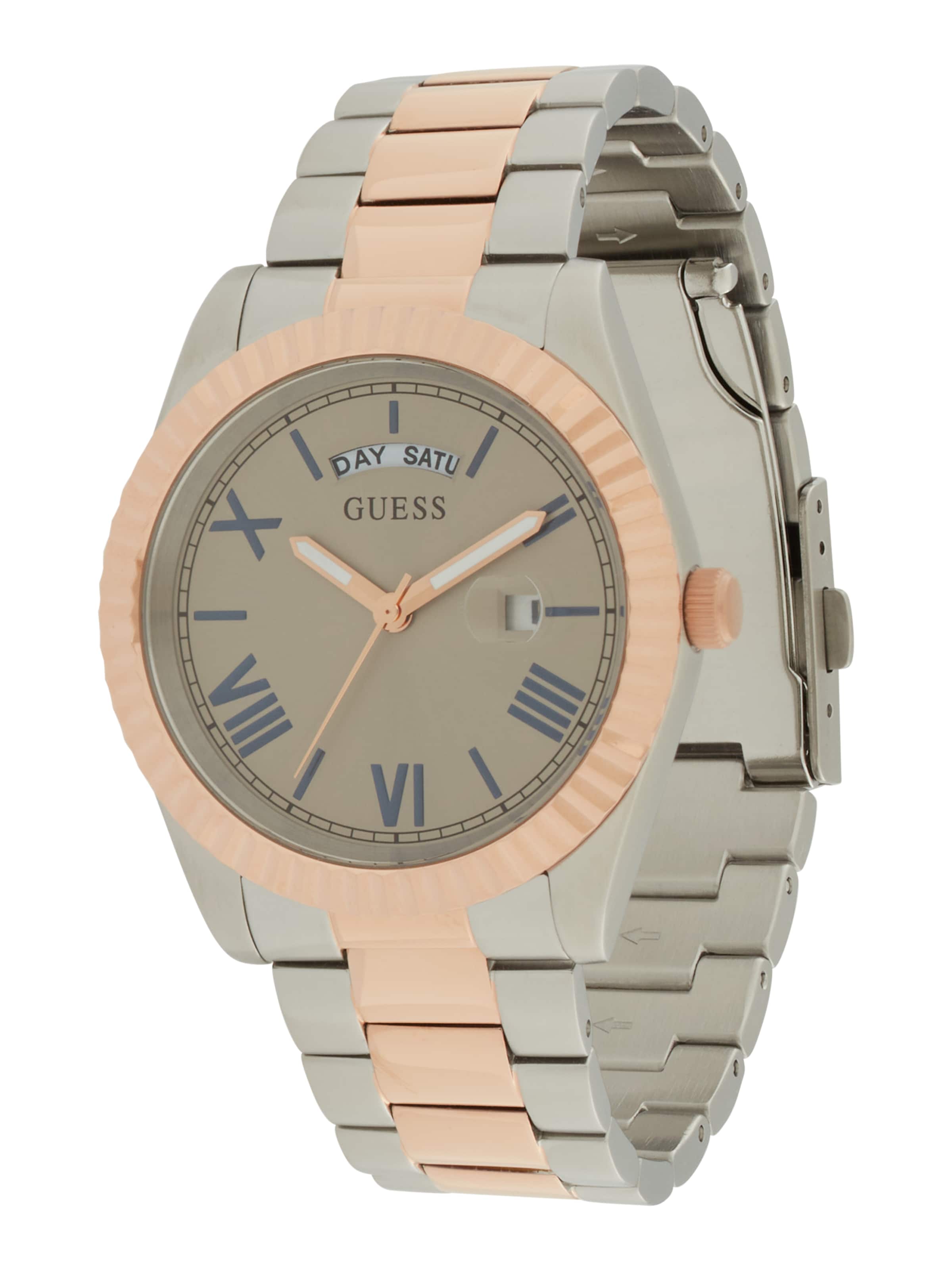 

GUESS Часы аналоговые 'Connoisseur' в серебристом цвете