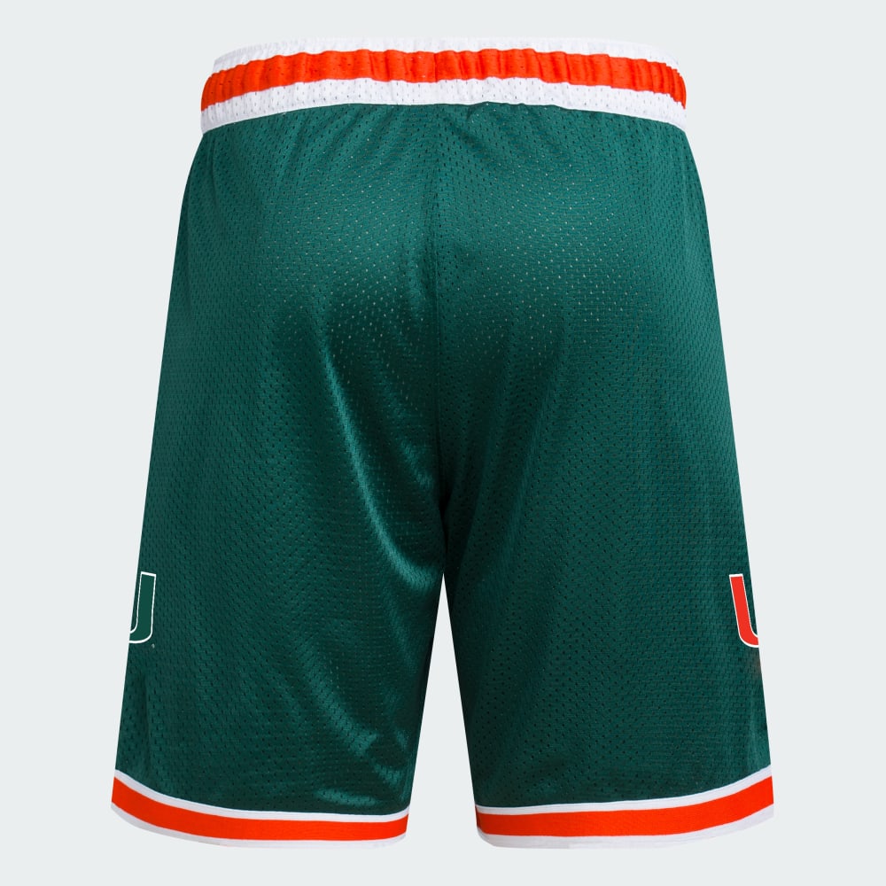 Спортивные шорты Adidas Miami Swingman Shorts, цвет Dark Green/White — фото 2