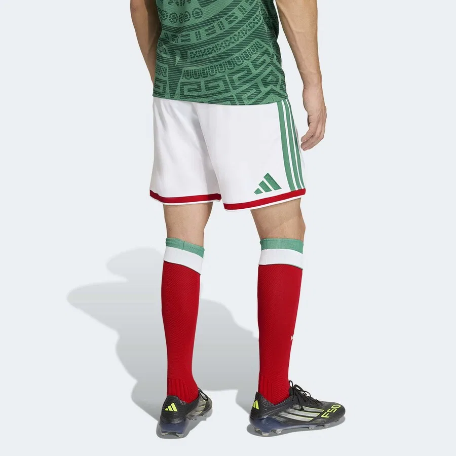 Спортивные шорты ADIDAS PERFORMANCE Regular Workout Pants 'Mexico 26 Home' белого цвета — фото 2