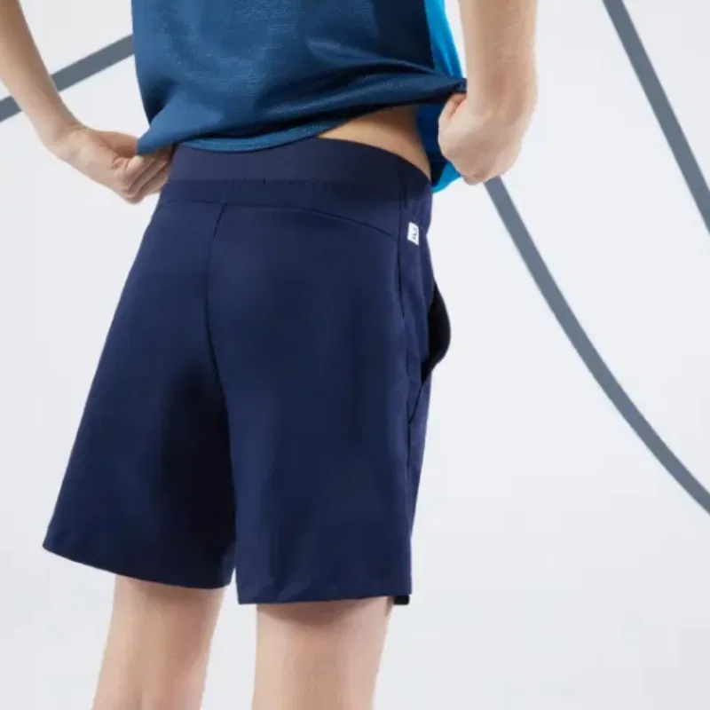 Детские шорты для мальчиков с принтом ARTENGO DECATHLON, Marine Blue — фото 4