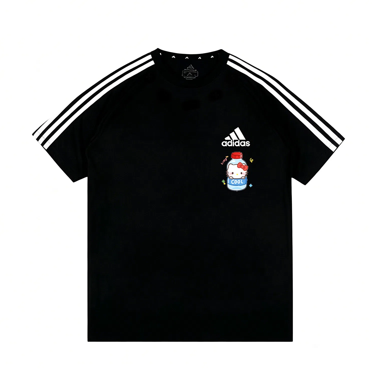 Футболка Unisex Flowing Jet Black, Adidas, Black