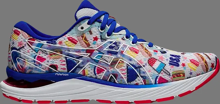 

Кроссовки gel cumulus 23 'usa' Asics, многоцветный, Серый, Кроссовки gel cumulus 23 'usa' Asics, многоцветный