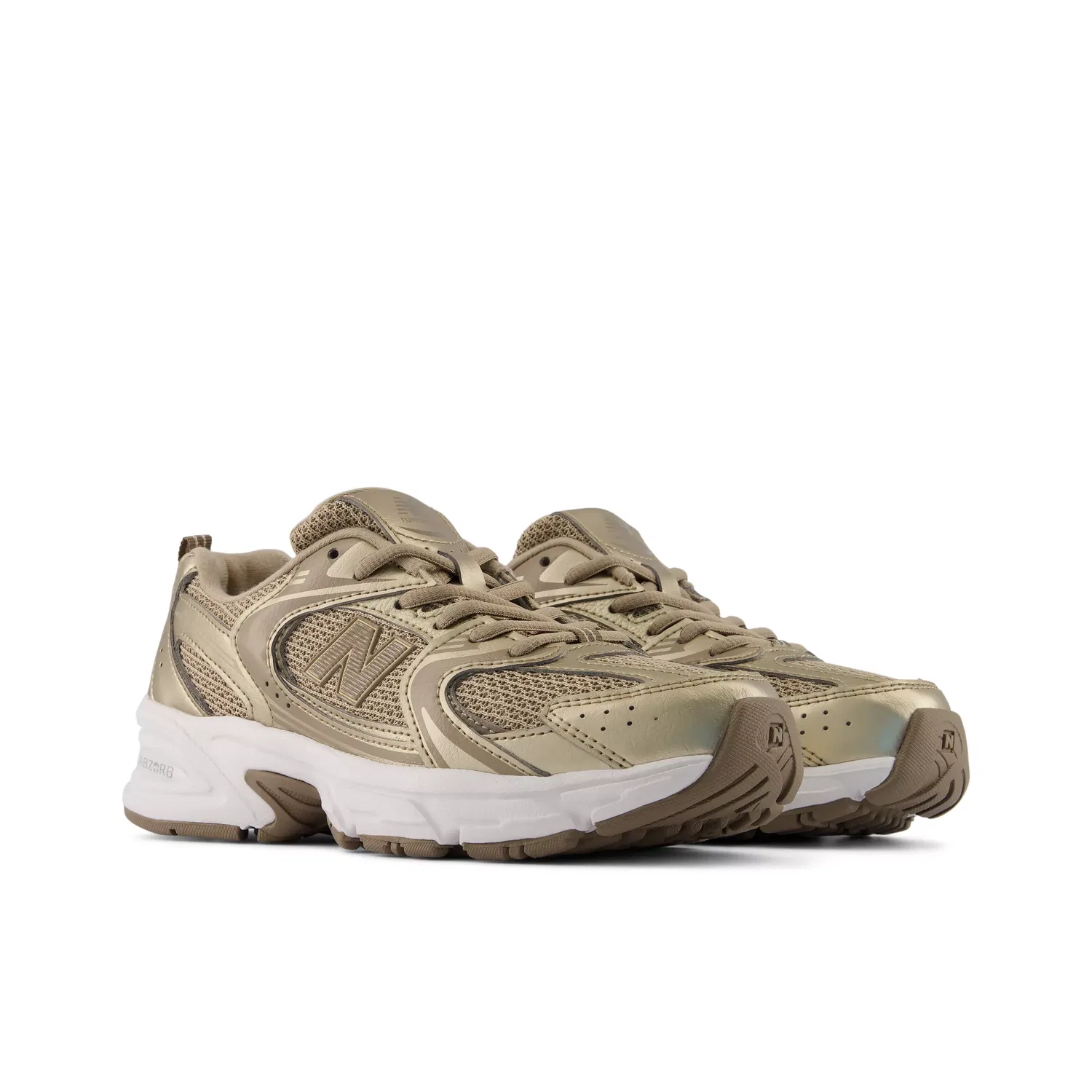 Детские кроссовки с шнуровкой 530 Lace New Balance, Mushroom With Driftwood — фото 2