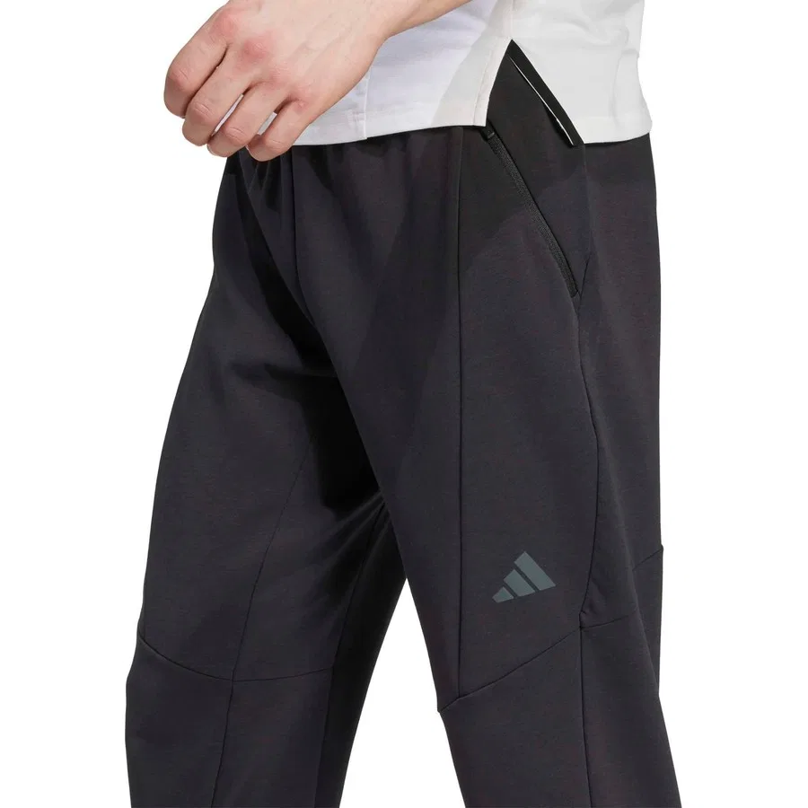 Спортивные брюки с принтом D4T Knit Pant adidas, Черный — фото 4
