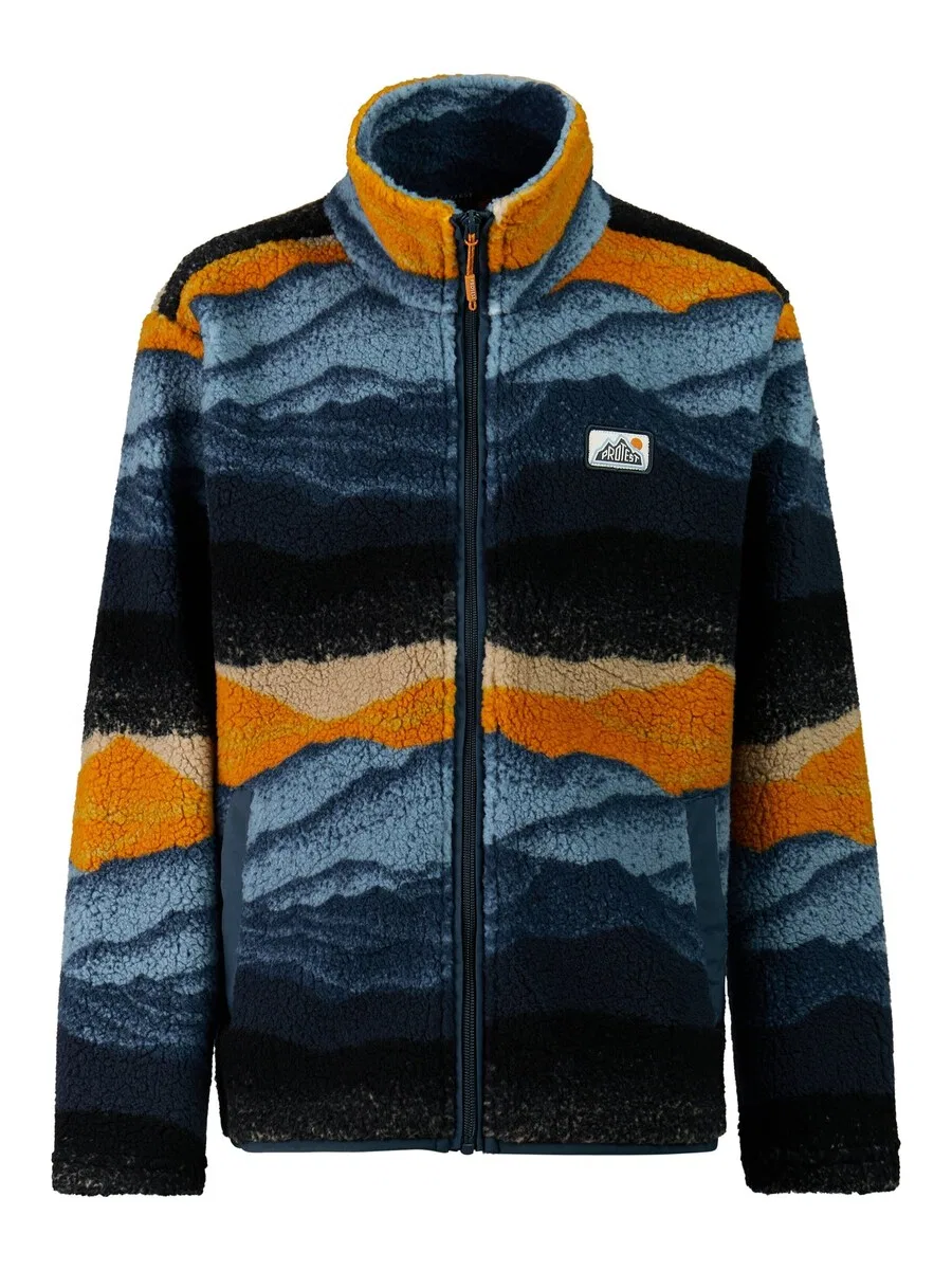 Флисовая куртка PROTEST 'PRTRooney JR' синего цвета