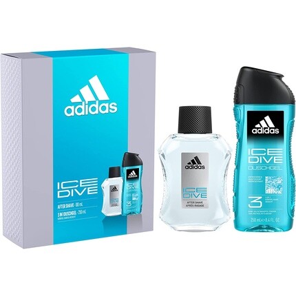 

Подарочный набор Adidas Ice Dive для него 100 мл туалетной воды и 250 мл геля для душа - один