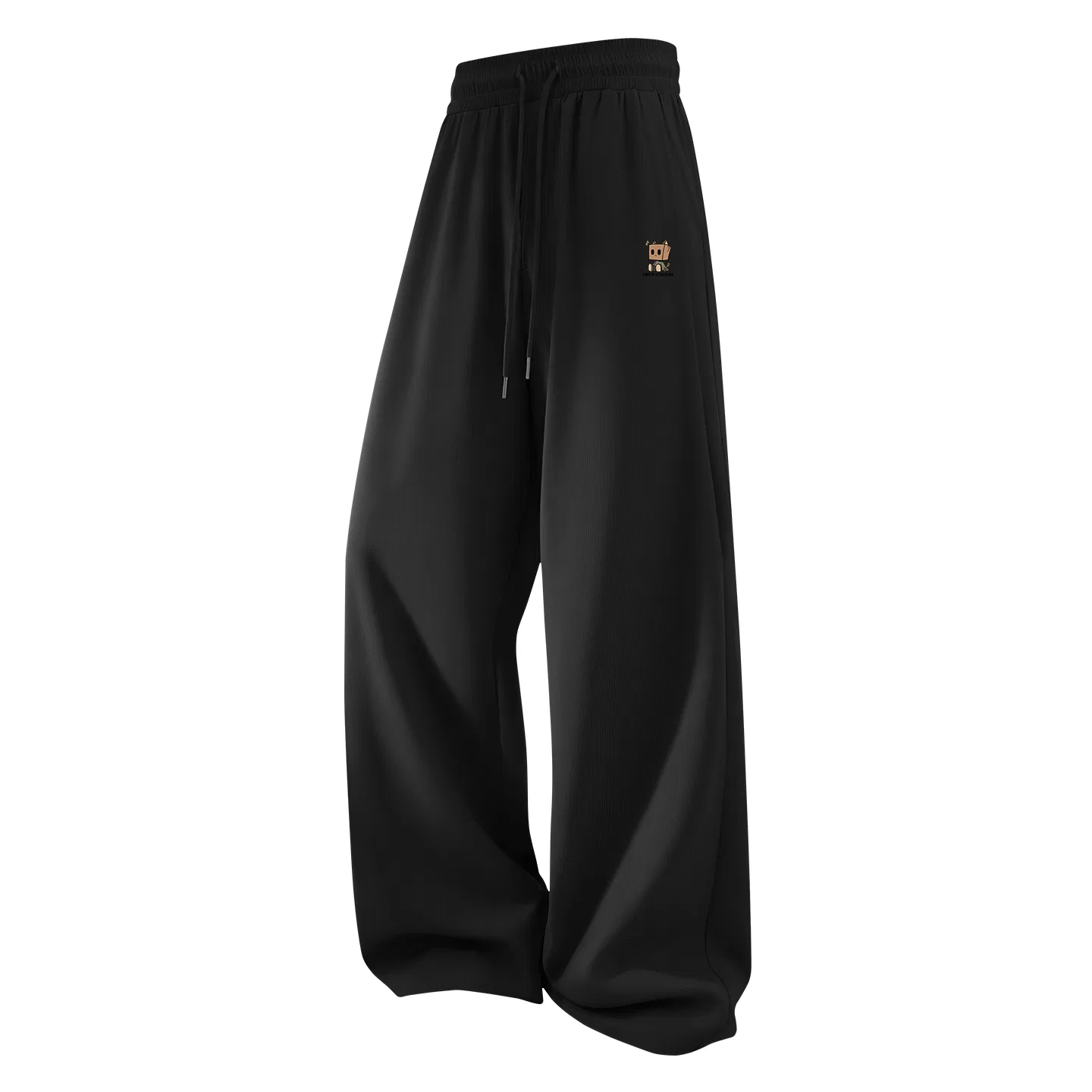 Детские брюки с широкими штанинами MODERATE WIDE LEG PANTS MINISO, Army Green — фото 3