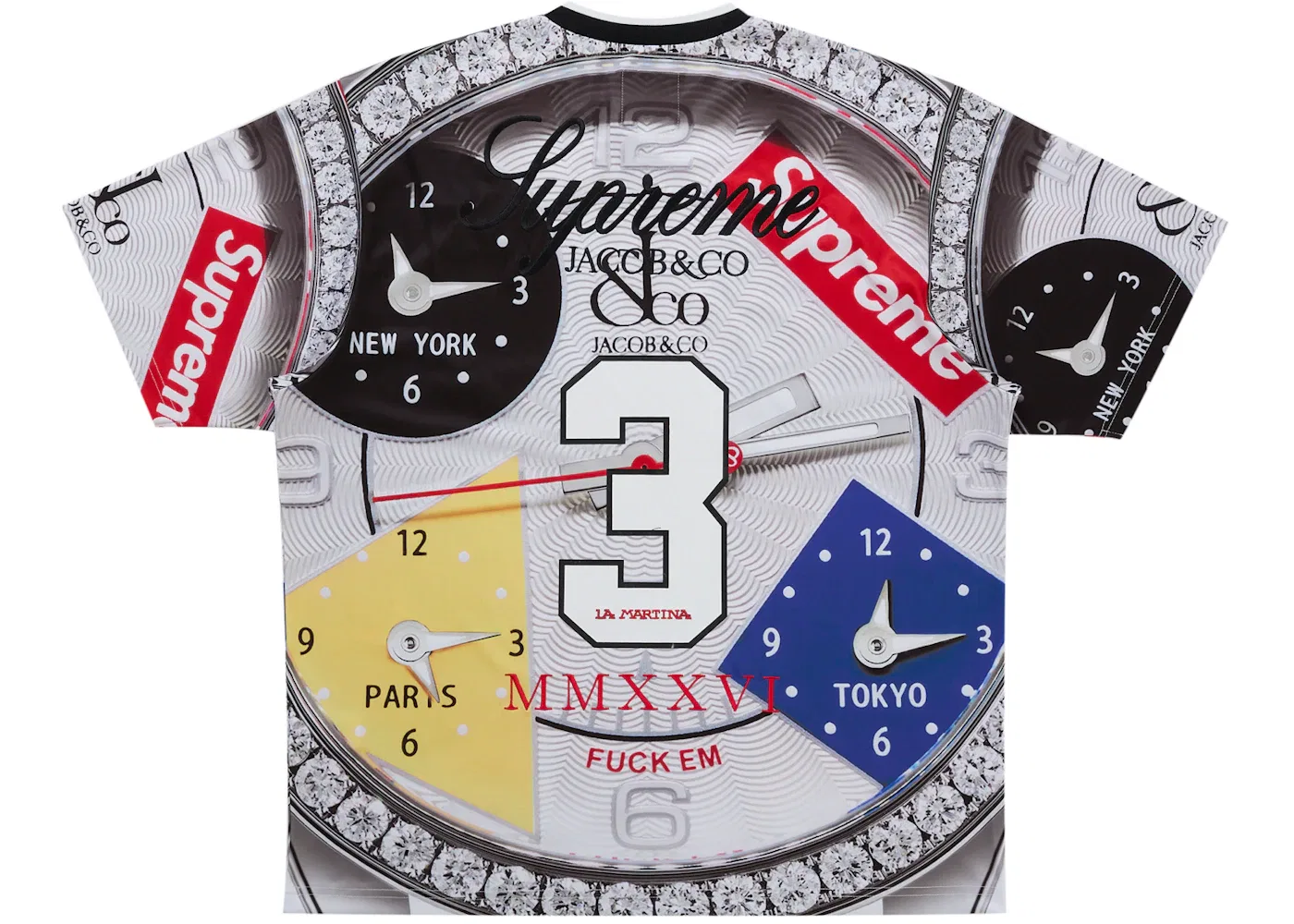 Мужская футбольная футболка Supreme La Martina Soccer Jersey, White — фото 2