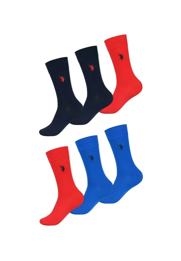 Носки дышащие Uszaayn U.S. Polo Assn., navy, royal, rot, темно-синий
