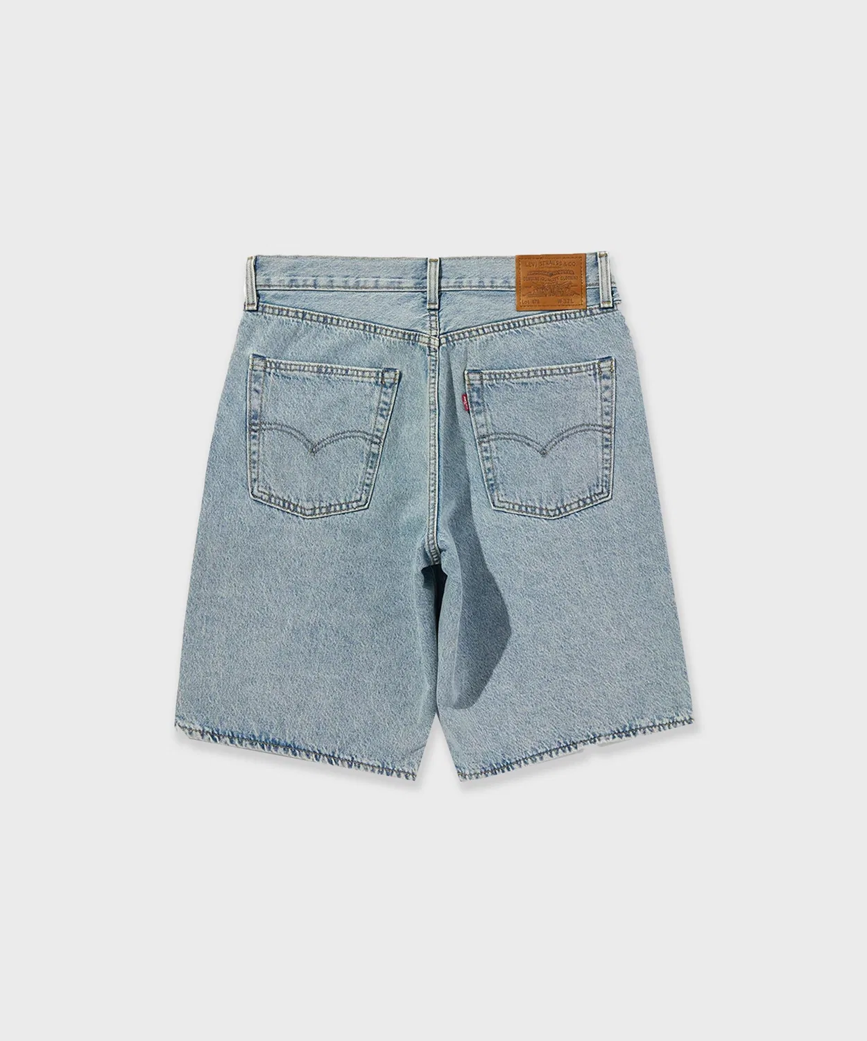 Мужские шорты-бэгги джинсовые 478 Baggy Shorts Levi's, Black — фото 3