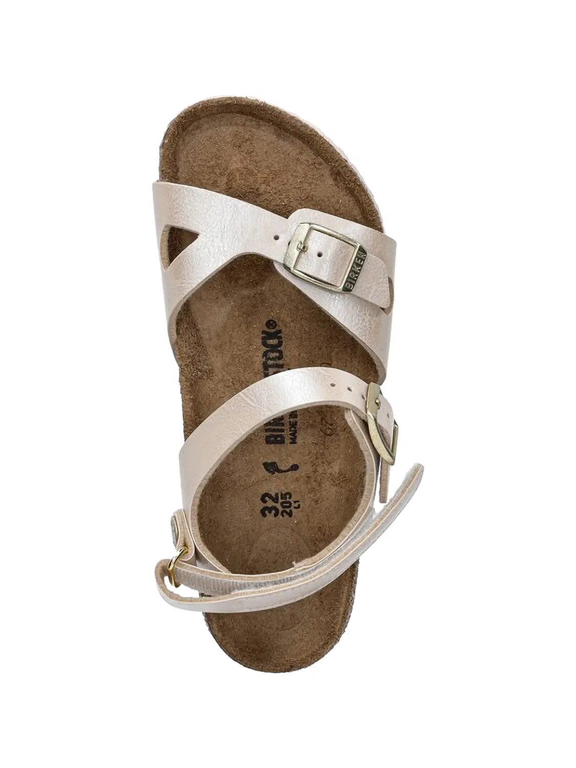 Сандалии Rio кремово-белого цвета Birkenstock, нейтральные — фото 2