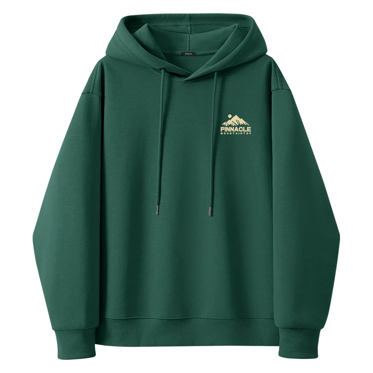 Детское худи с капюшоном МИНИСО MINISO, Forest Green