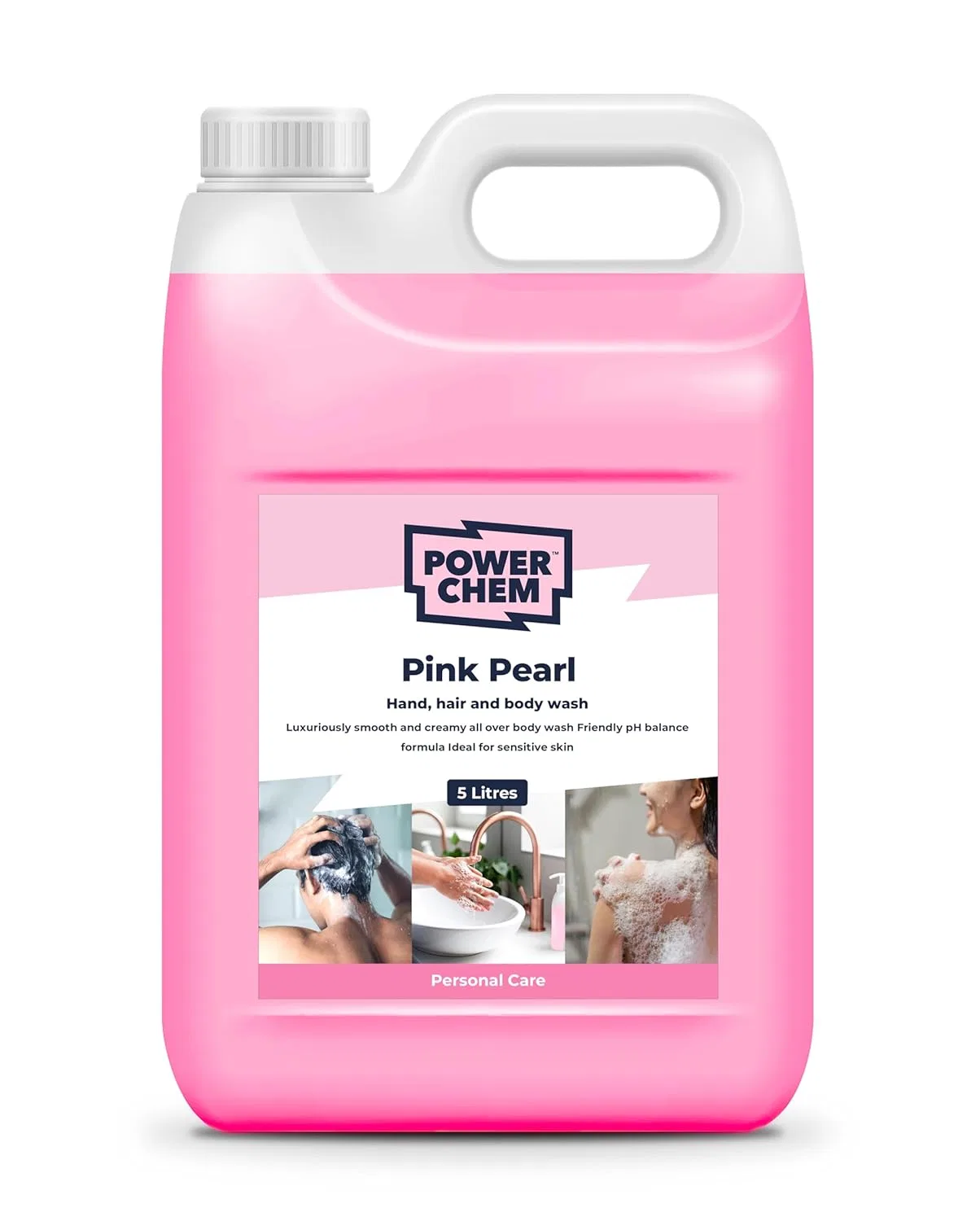 Гель для душа 3-в-1 PowerChem, 5 л, Rose