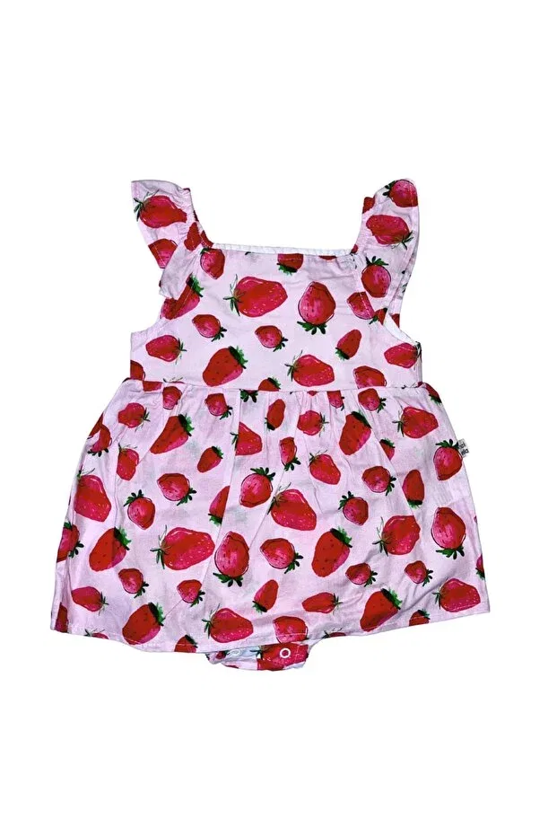 Детское платье для девочек хлопковое с принтом Erva Baby, Multicolored