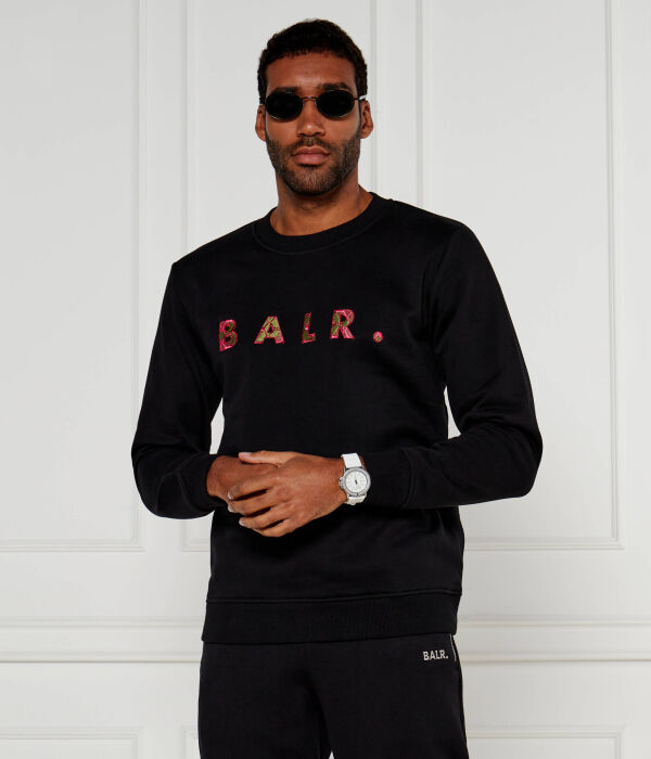 

Свитшот мужской Balr. с вышитым логотипом, черный