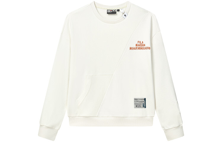 

Женская толстовка Mihara Yasuhiro X, цвет кокосового молока, белая Fila