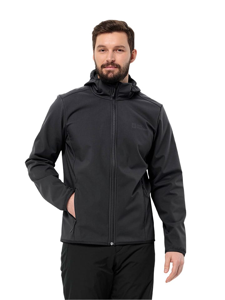 

Куртка софтшелл Jack Wolfskin Softshelljacke Bornberg, черный