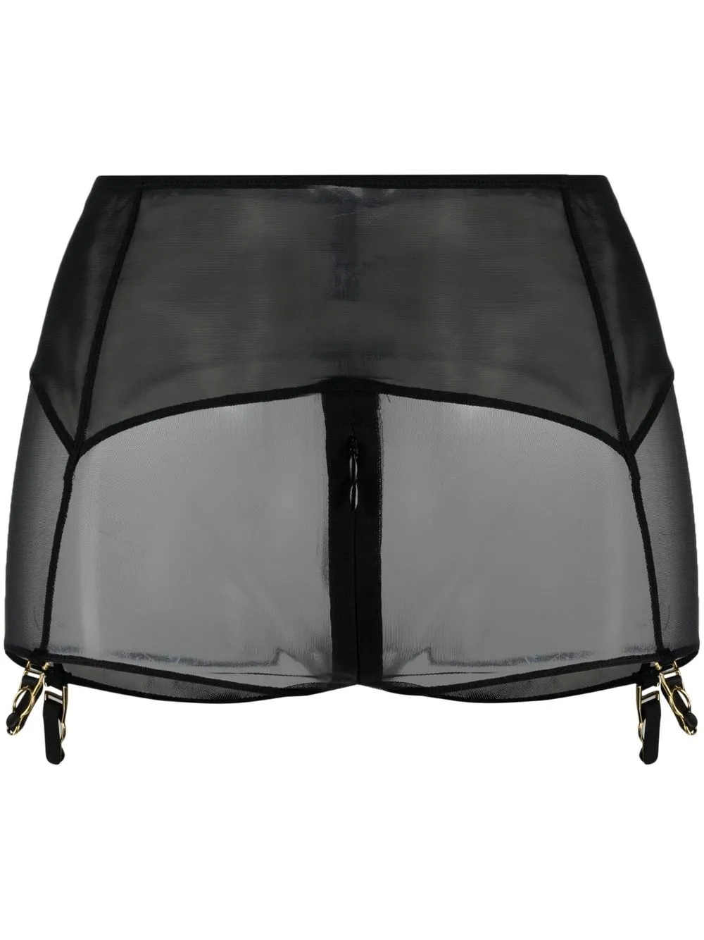 

Сетчатые шорты L'Amoureuse Maison Close, черный