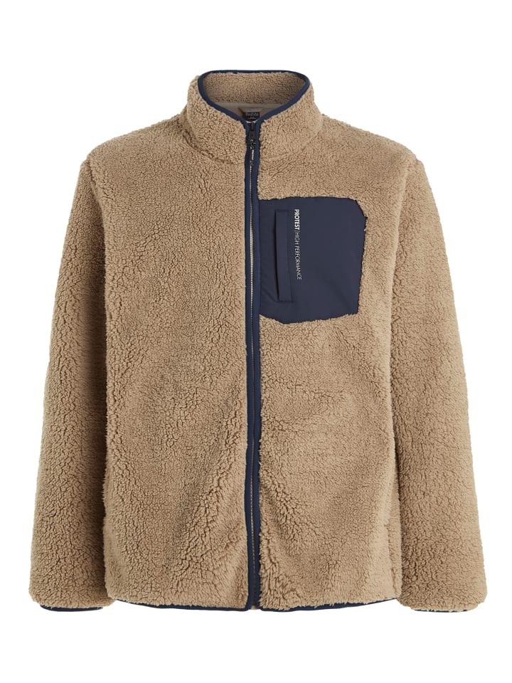 

Флисовая куртка Protest PRTTAVE, цвет BambooBeige