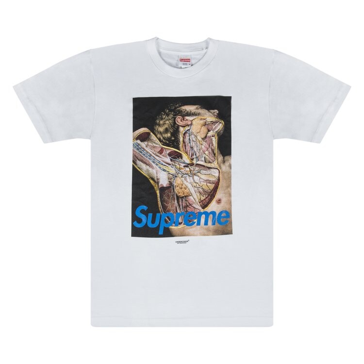 

Футболка Supreme x Undercover Anatomy T-Shirt 'White', белый