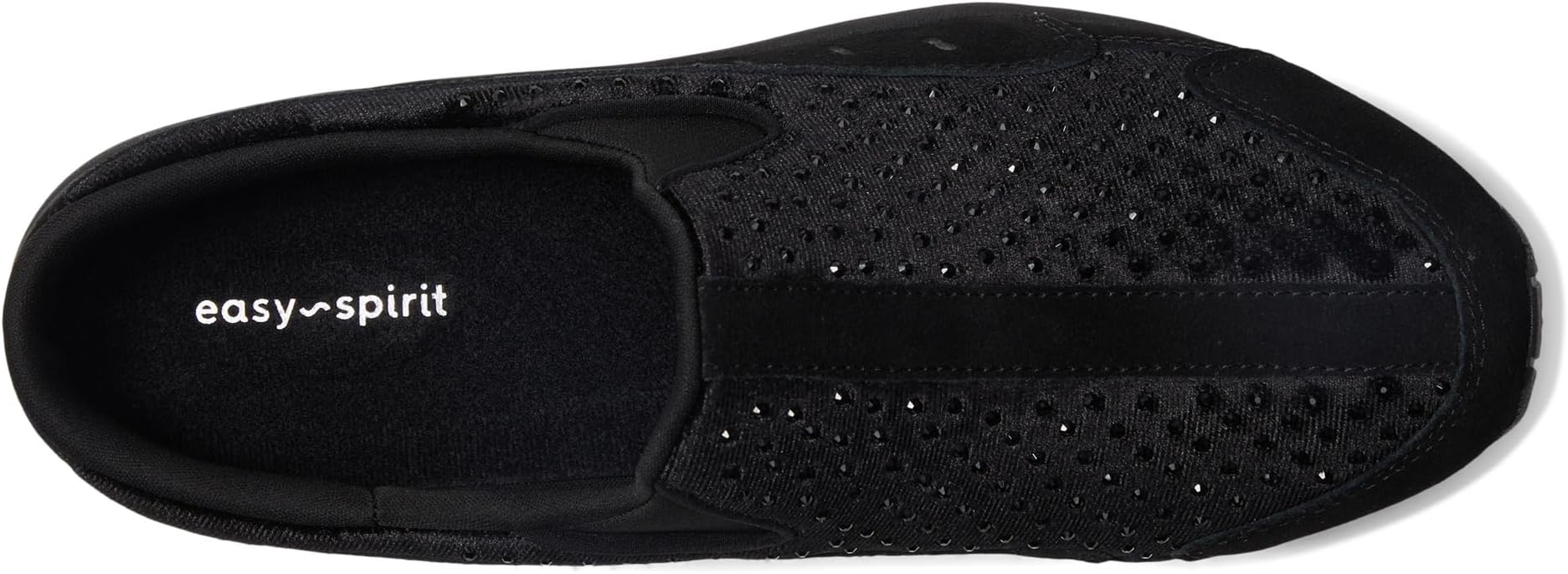 Кроссовки Easy Spirit Women's Traveltime762, Black Suede/Black Velvet — фото 2