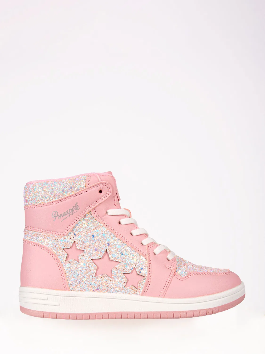 Кеды высокие Pineapple Star Pink, розовый