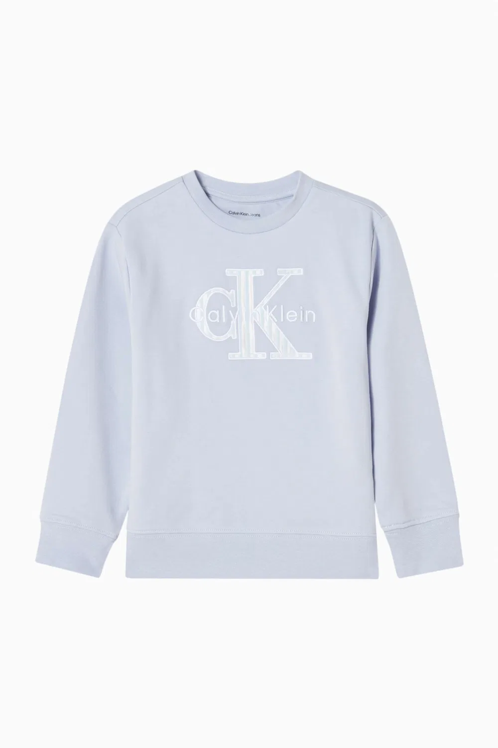 Свитшот хлопковый Monologo Calvin Klein, синий