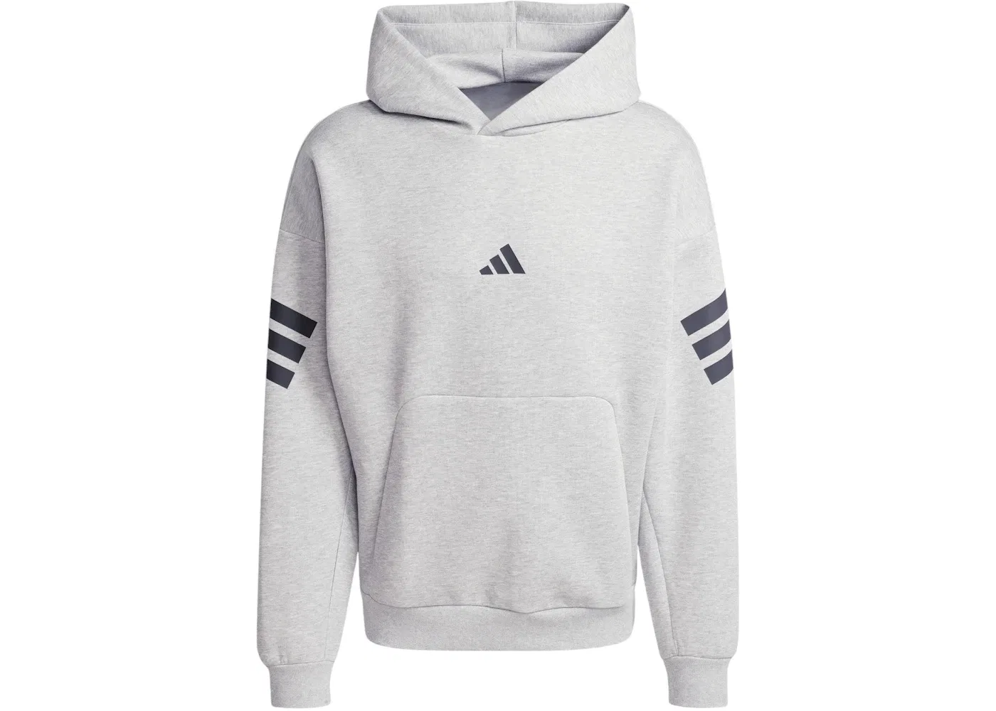 Мужская худи с длинным рукавом Adidas, Medium Grey Heather