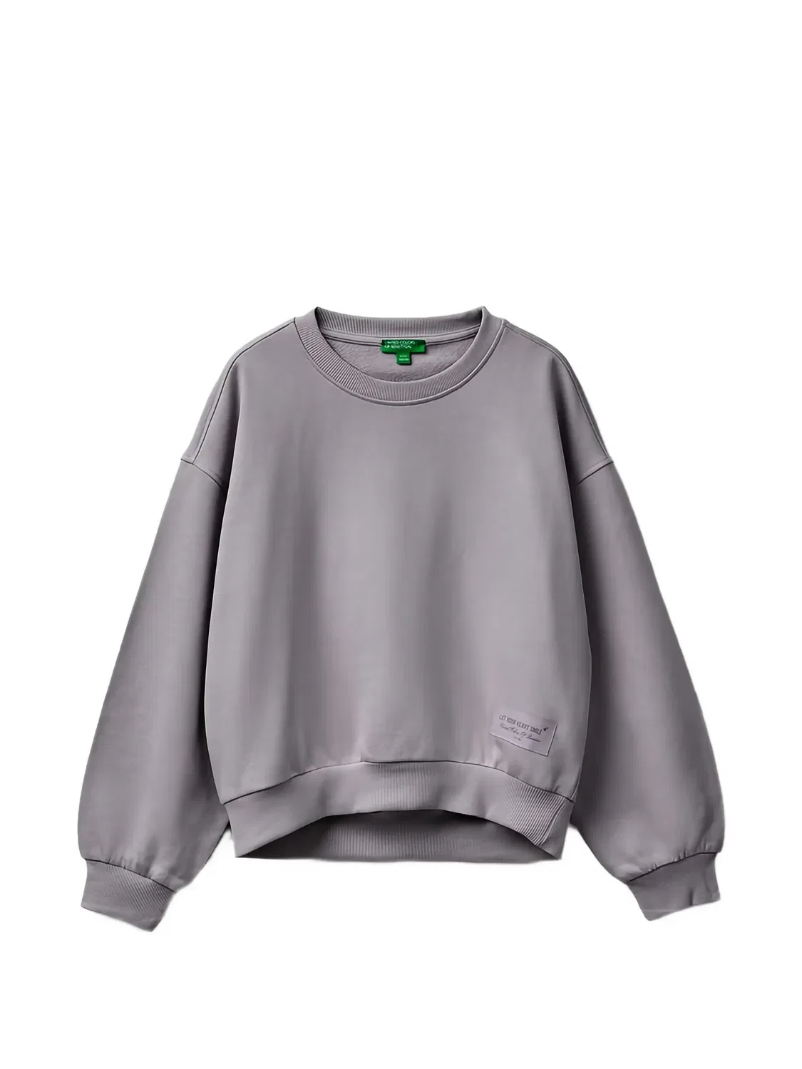 Benetton Свитшот с логотипом серый