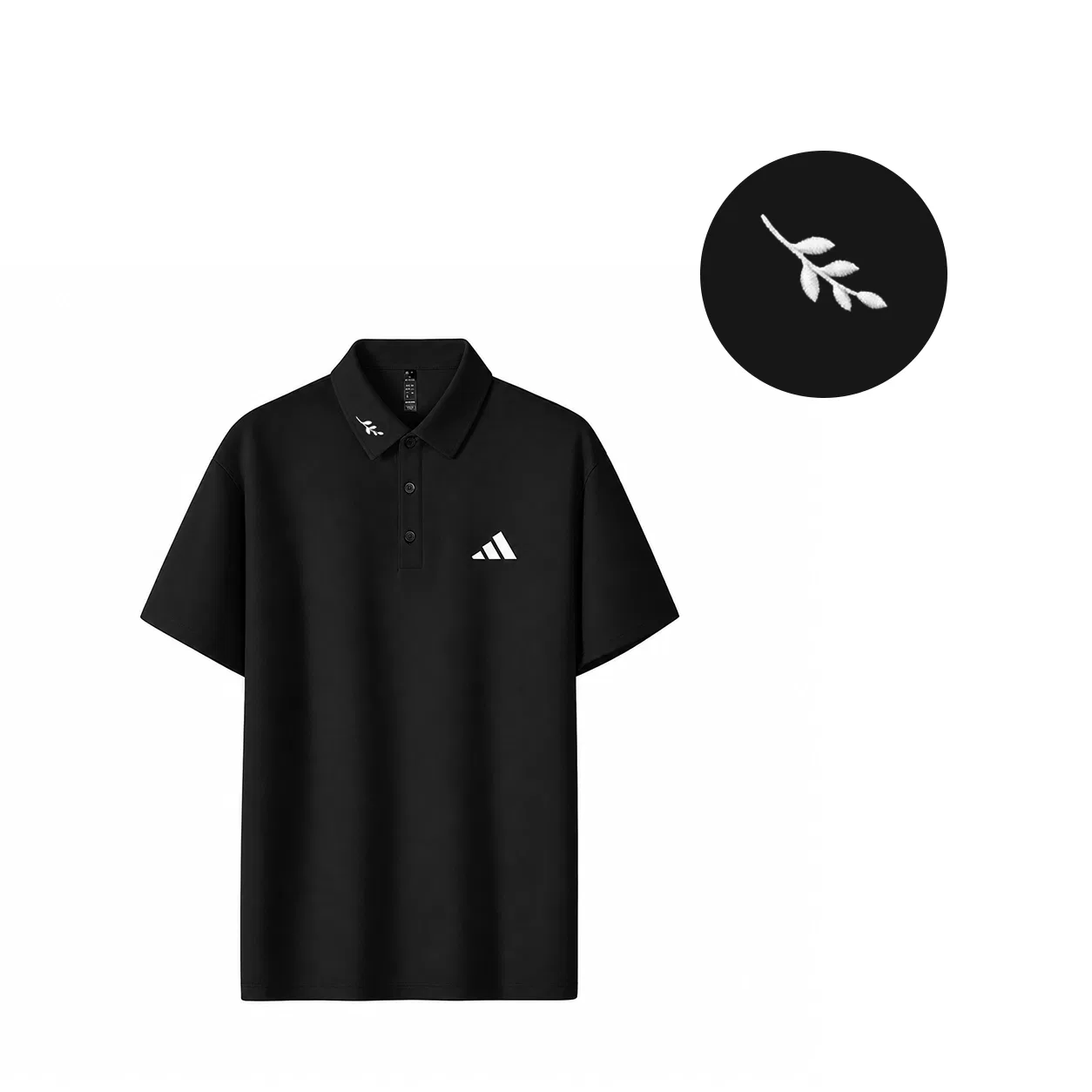 Женское поло с коротким рукавом Adidas Tennis Polo Shirts, Black — фото 3