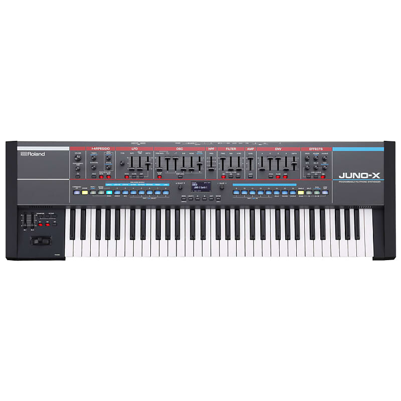 

Программируемый 61-клавишный полифонический синтезатор Roland JUNO-X JUNO-X Keyboard Synthesizer